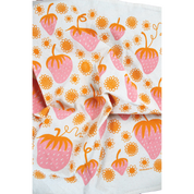 Strawberry Printed Tea Towel