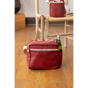 Vintage Burgundy Crossbody Bag