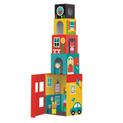 Peek-A-Boo House Stacking Blocks Play Set