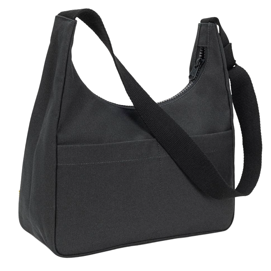 Organic Cotton Satchel Bag - Carbon