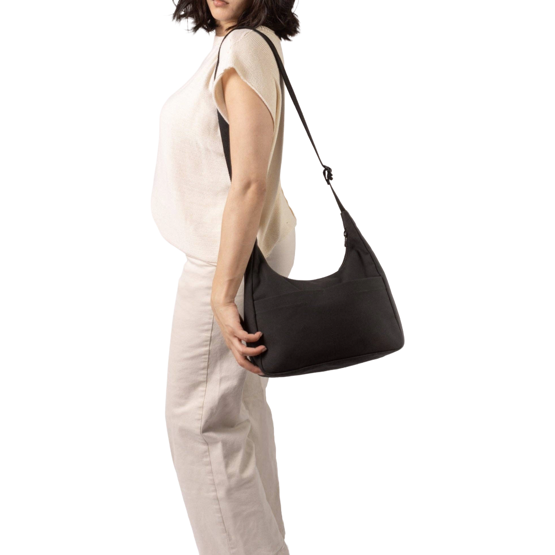 Organic Cotton Satchel Bag - Carbon
