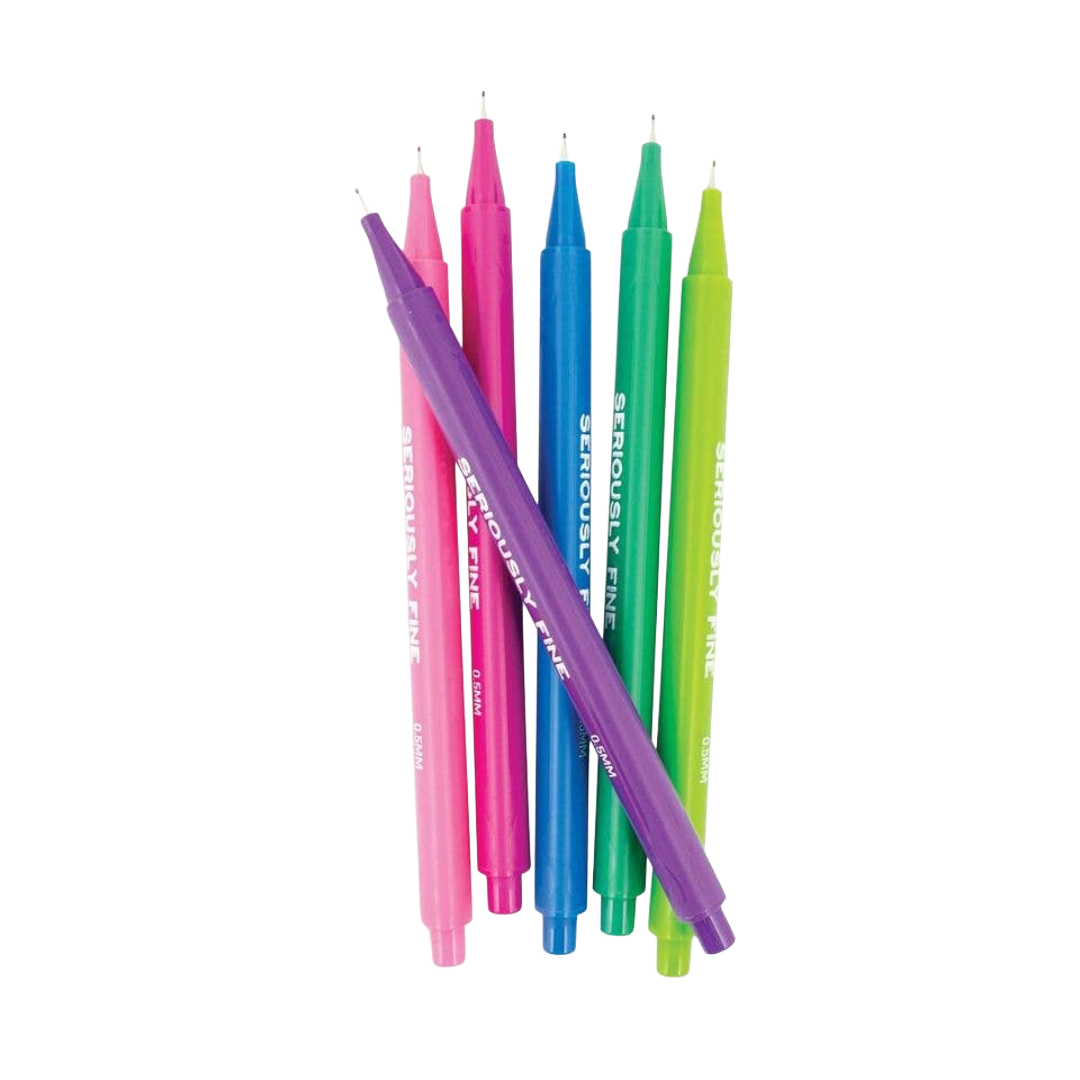Seriously Fine Felt Tip Markers