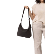 Organic Cotton Satchel Bag - Carbon