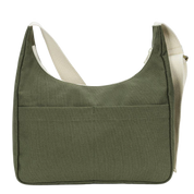 Organic Cotton Satchel Bag - Dark Olive