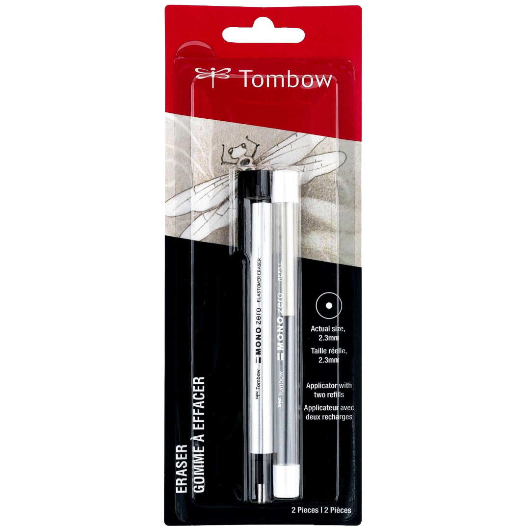 MONO Zero Round Eraser and Refill Value Pack
