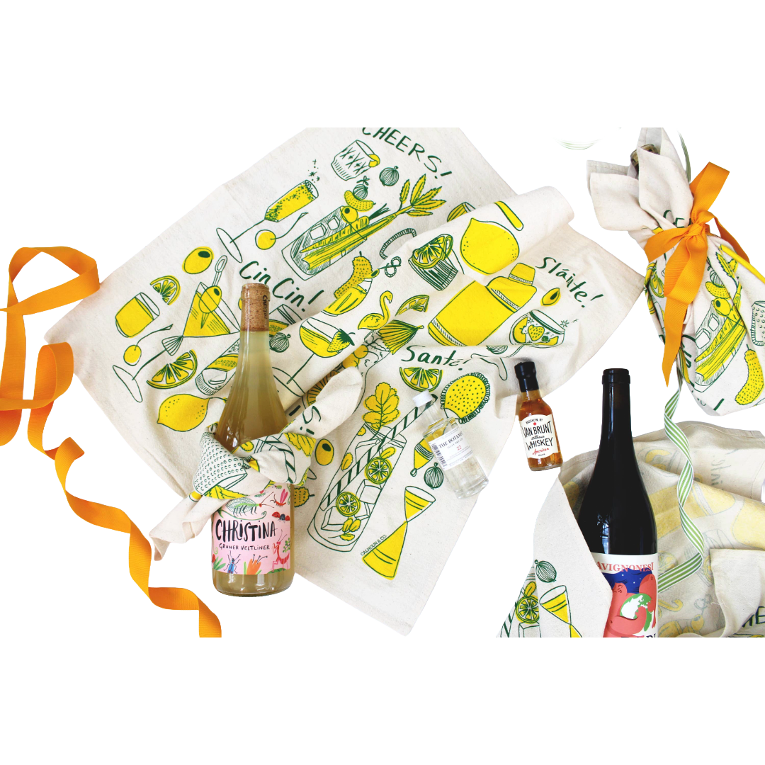 Cocktail Party Tea Towel