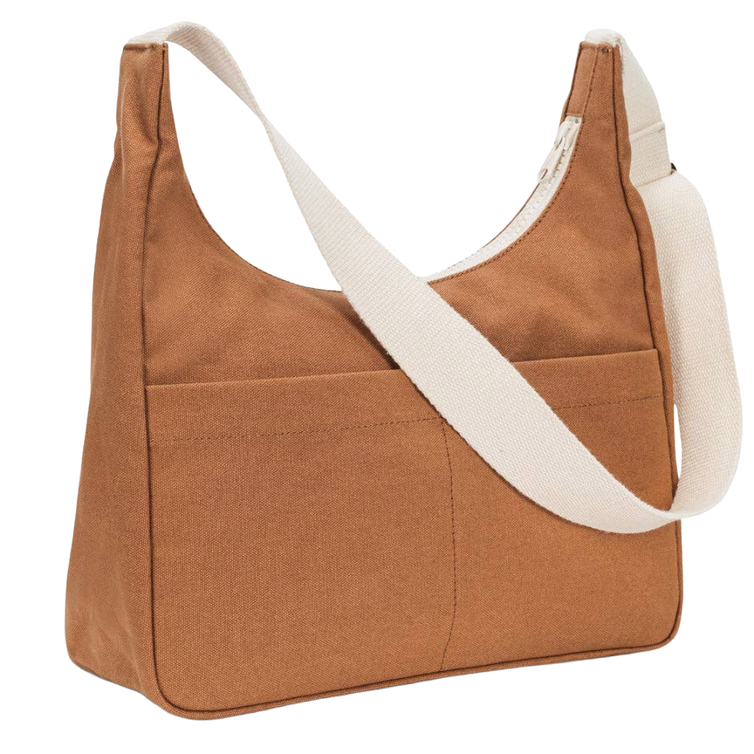 Organic Cotton Satchel Bag - Nutmeg