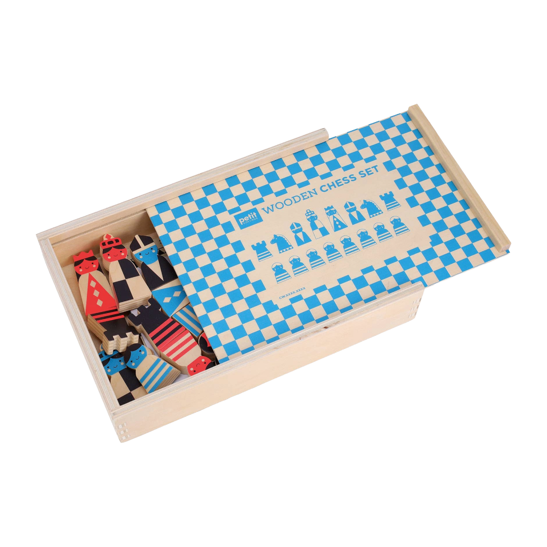 On the Move Wooden Chess Set