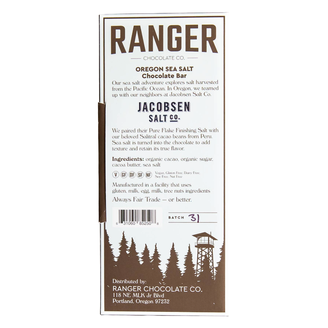 Oregon Sea Salt Chocolate Bar