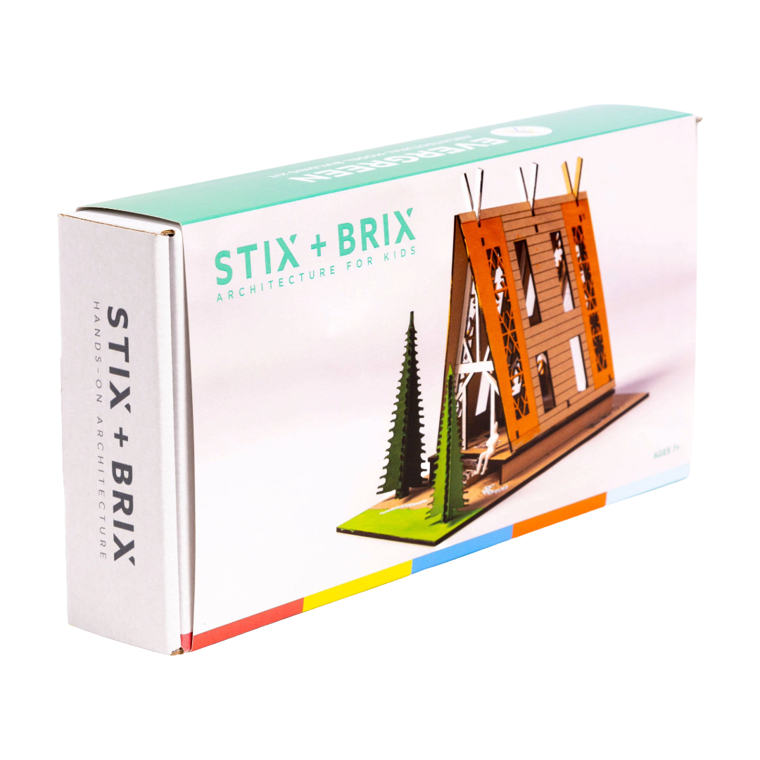 Evergreen Cabin Architectural Model Building Kit