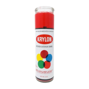 Krylon Spray Paint Prayer Candle