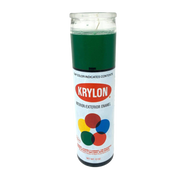 Krylon Spray Paint Prayer Candle