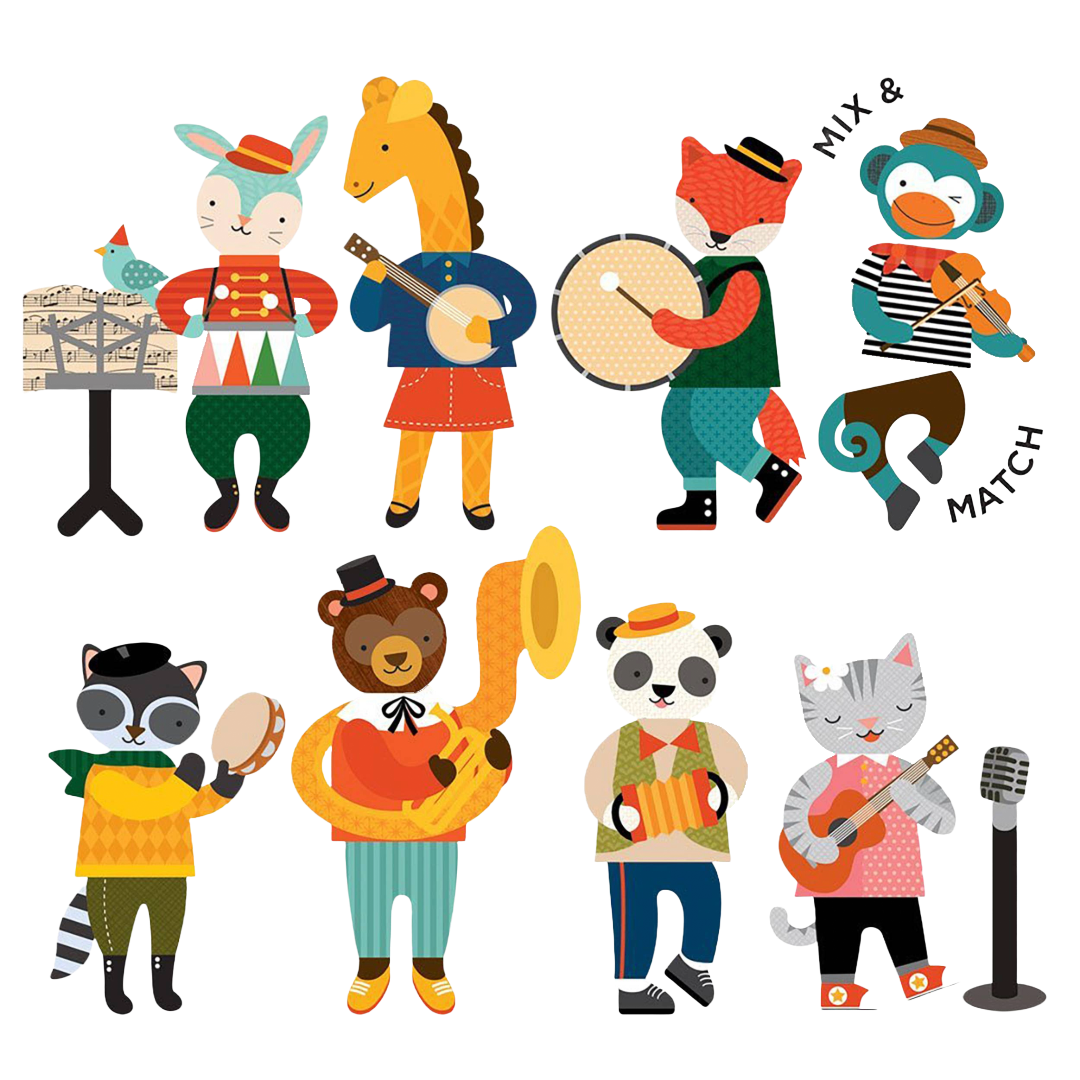 Animal Band On-The-Go Magnetic Play Set