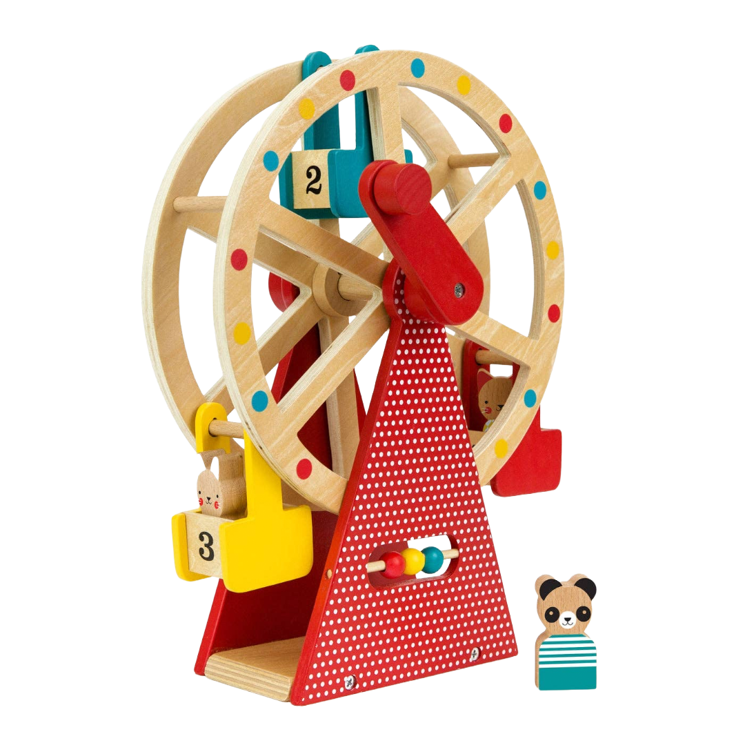 Wooden Ferris Wheel Carnival Play Set