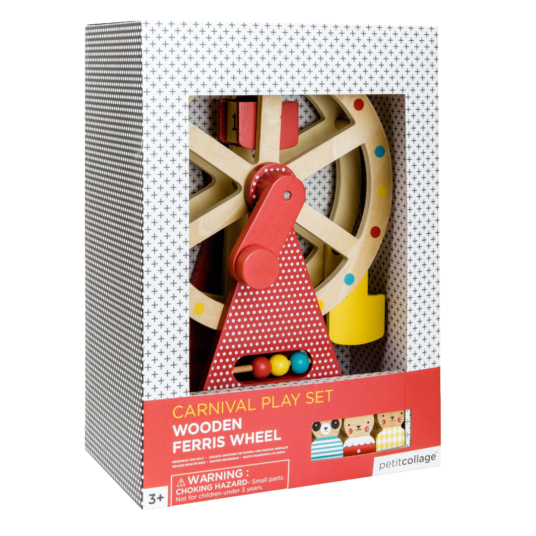 Wooden Ferris Wheel Carnival Play Set
