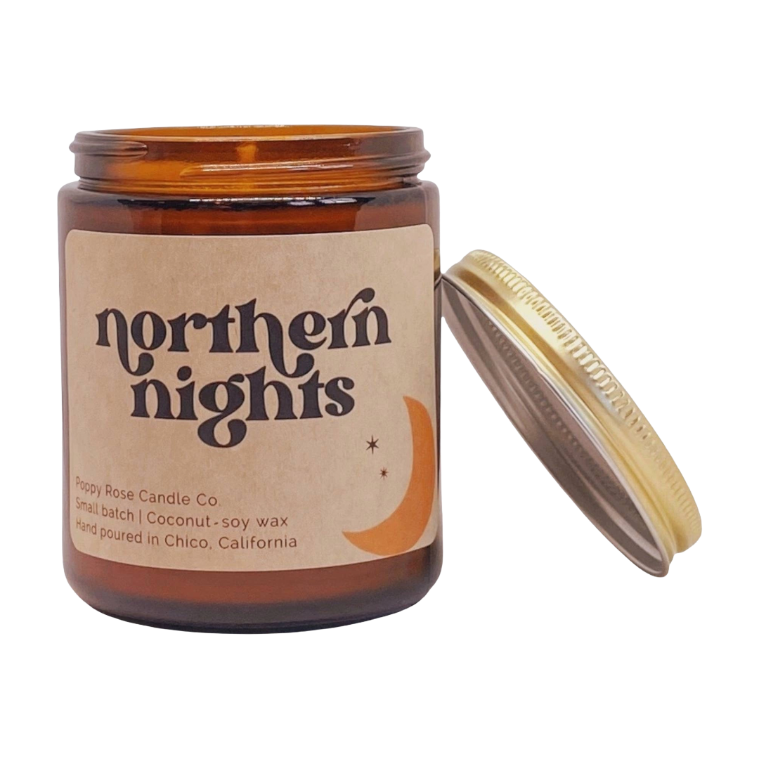 Northern Nights Handpoured Coconut Wax Candle