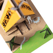 Evergreen Cabin Architectural Model Building Kit