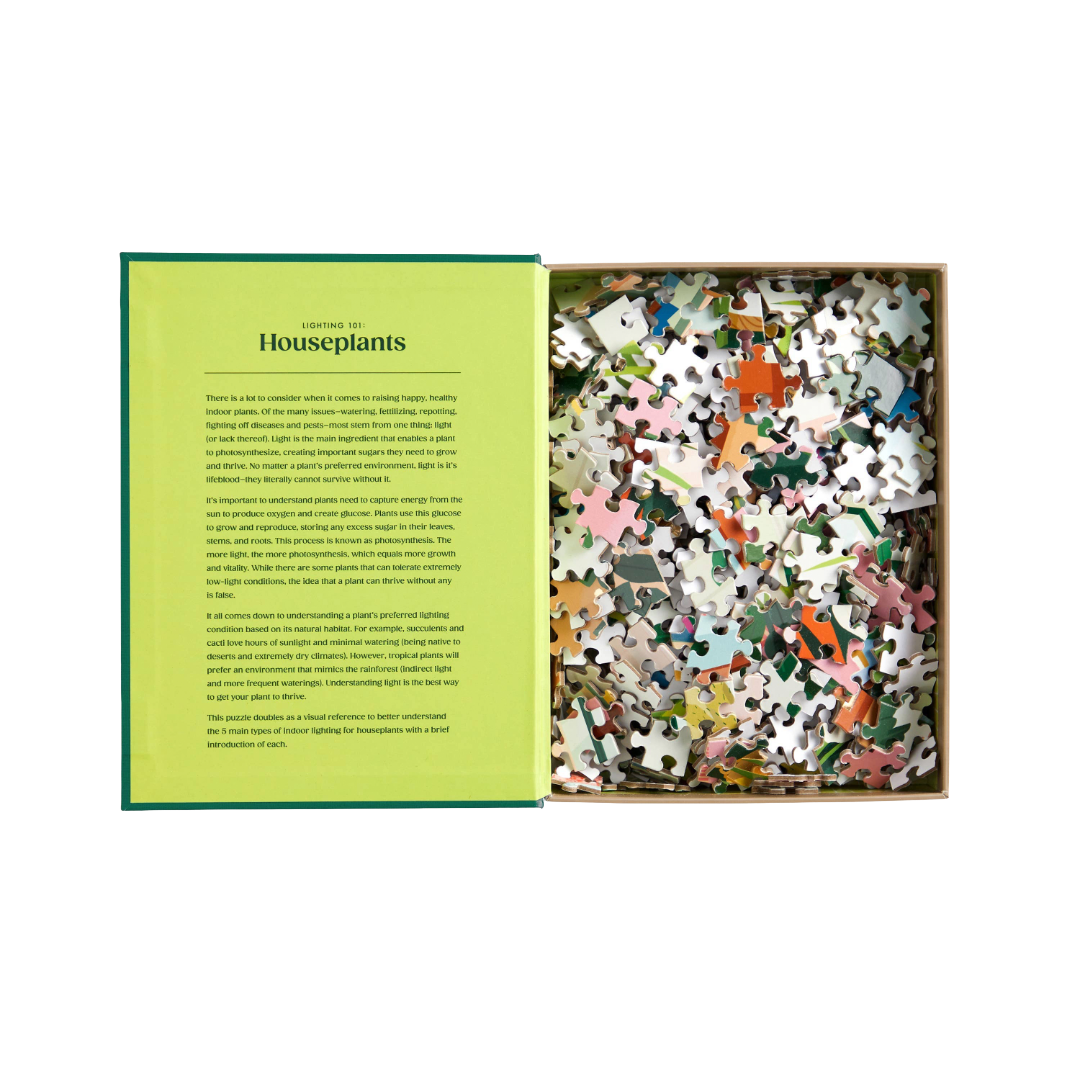 Lighting 101: Houseplants 500 Piece Book Puzzle