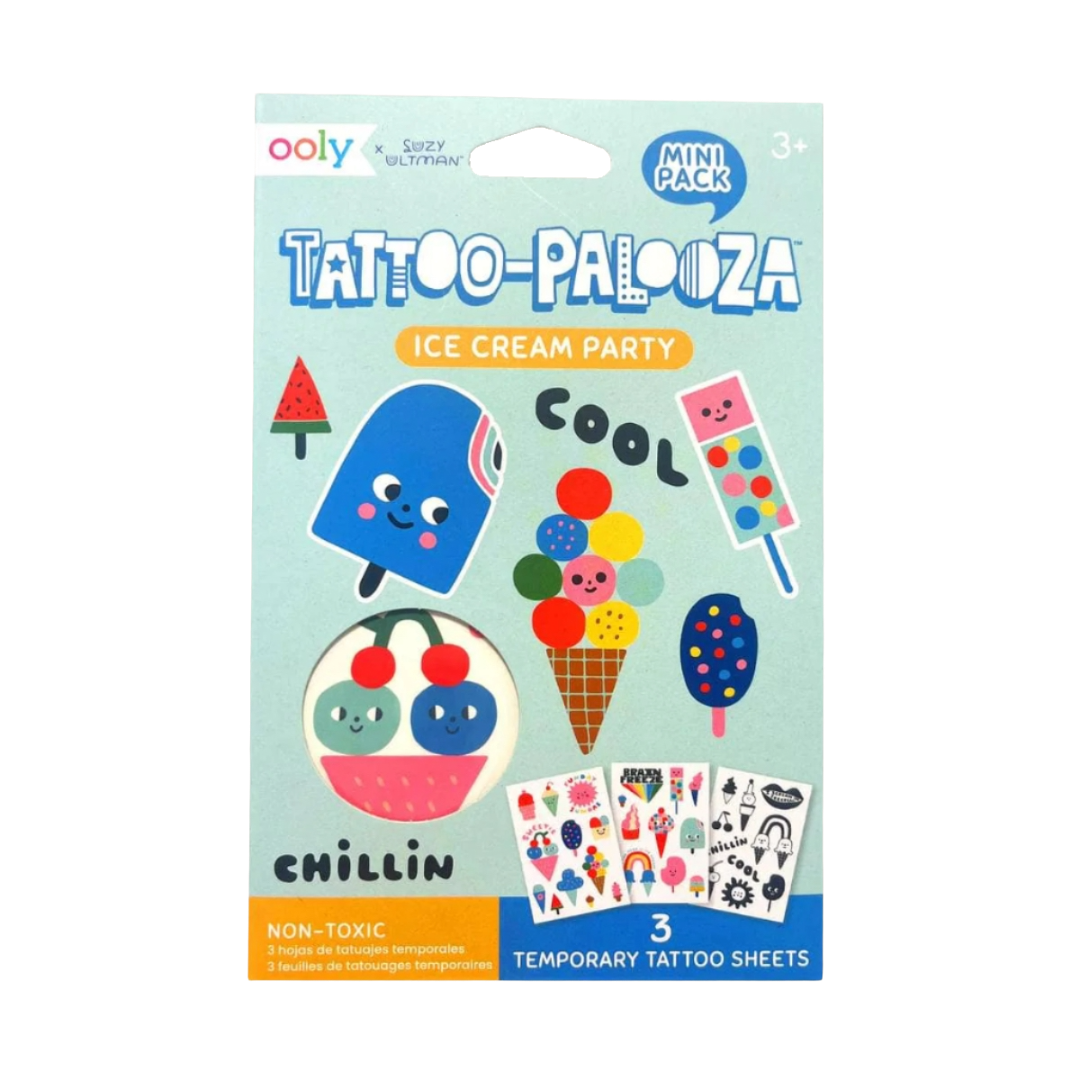 Mini Tattoo Palooza Temporary Tats X Suzy - Ice Cream Party