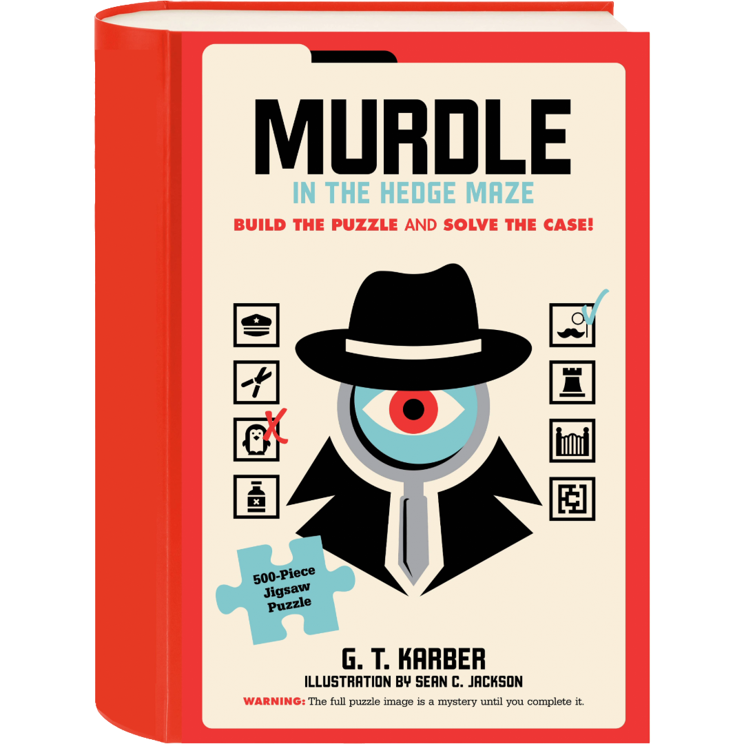 Murdle in the Hedge Maze 500-Piece Jigsaw Puzzle