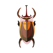 Elephant Beetle - 3D DIY Wall Art Kit