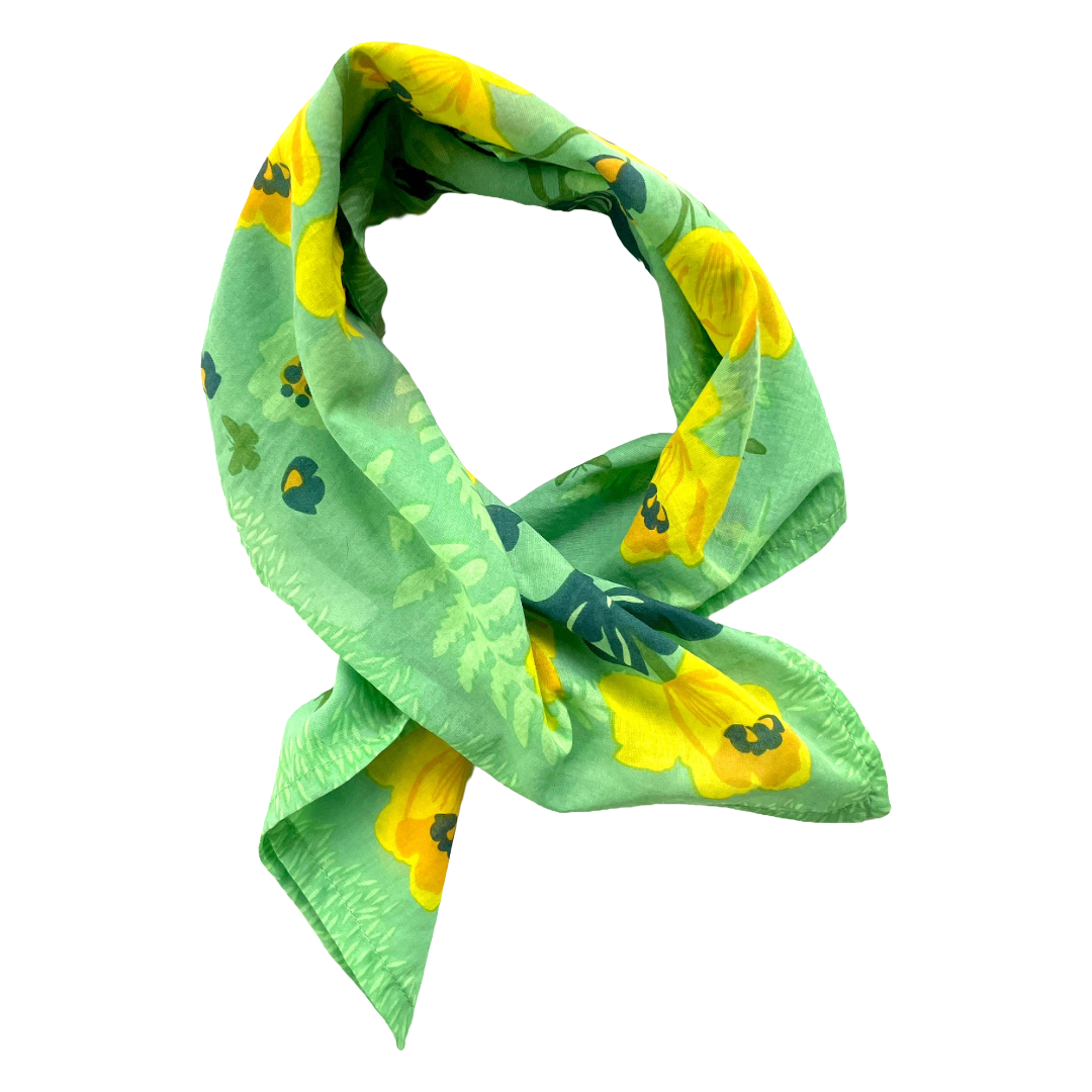 Daffodil Kerchief Bandana