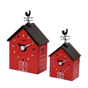 KOOKOO RedBarn - Clock Weathervane and Animal Voices
