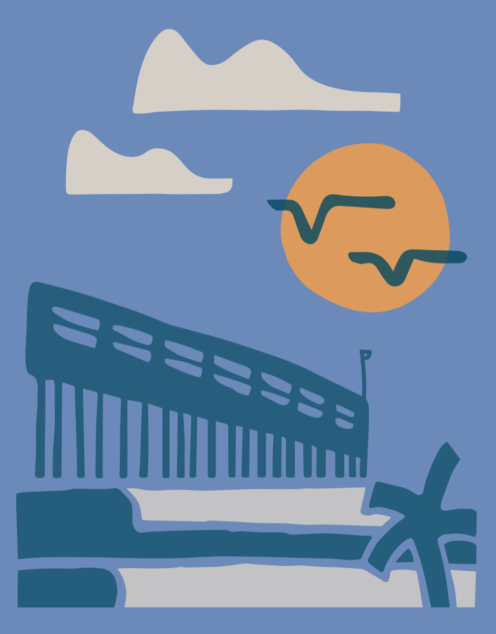 Ventura Pier Print by Andrew Rodriguez