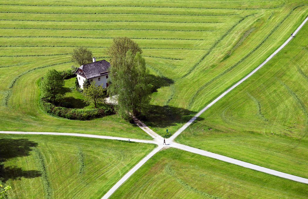 Open Paths Patterns People Patterns, In the Place Where All Paths Meet Fine Art Print