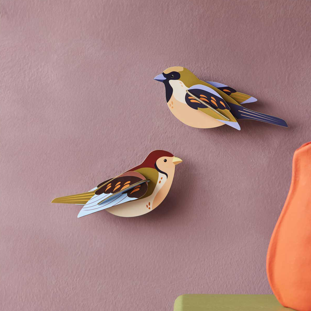 Sparrows - Set of 2 DIY Wall Art Kit