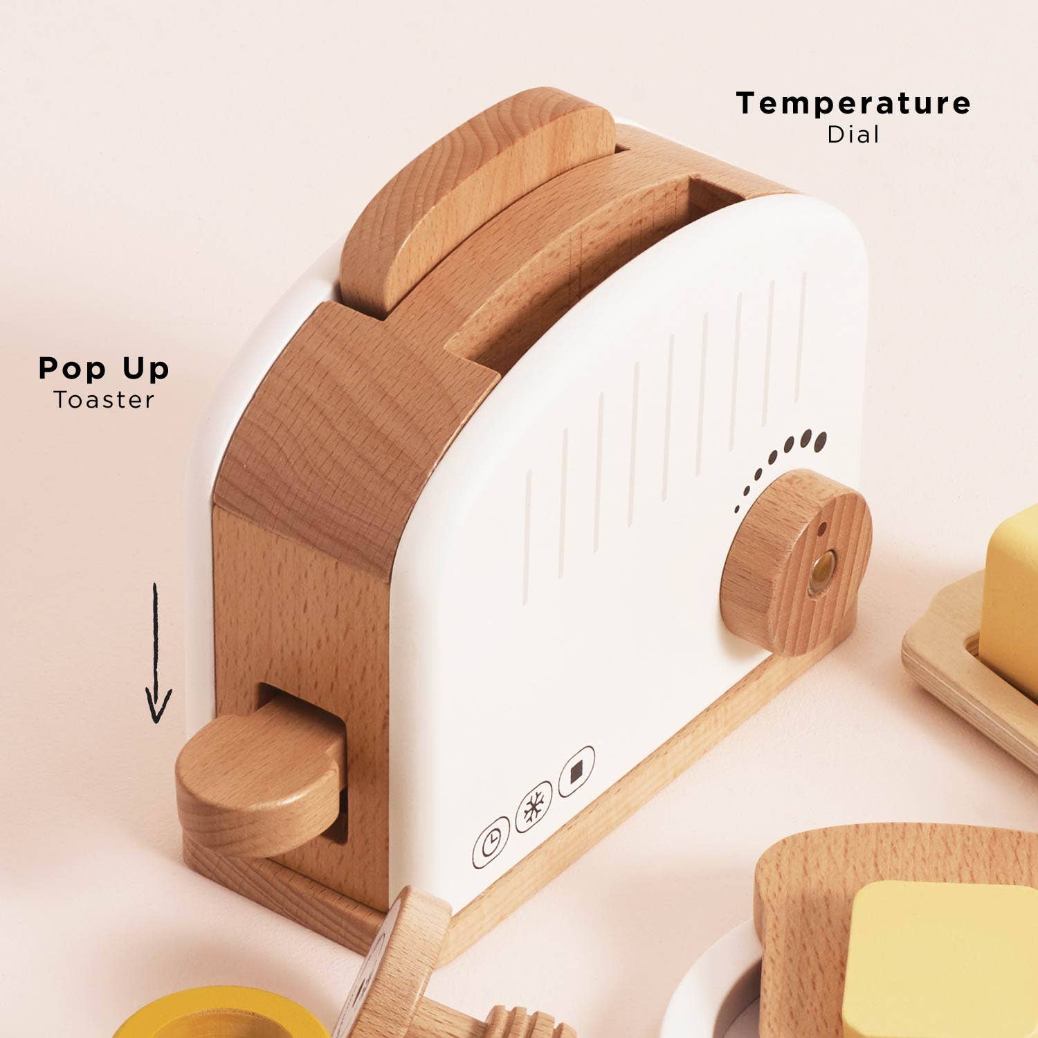Pop-up Toaster & Breakfast Set - Wooden Toy