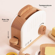 Pop-up Toaster & Breakfast Set - Wooden Toy