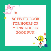 Monsters Coloring Book with Stickers
