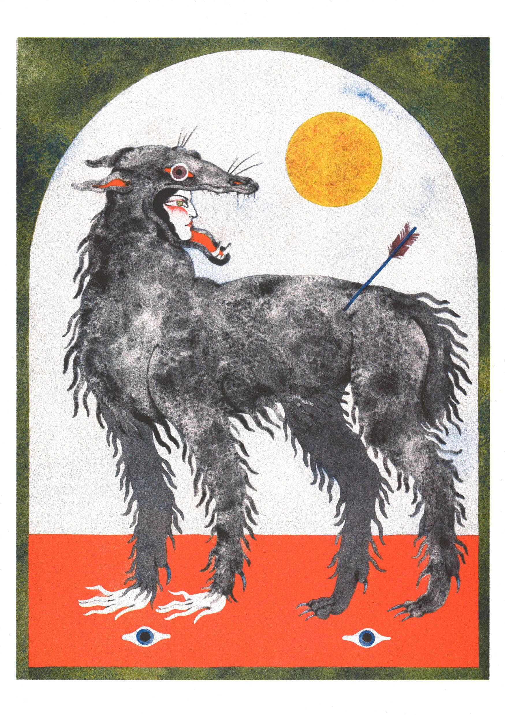 The Dress A3 poster by Lou Benesch