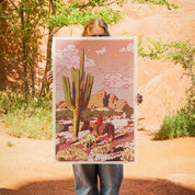 Saguaro Cowboy Print 12"x18"