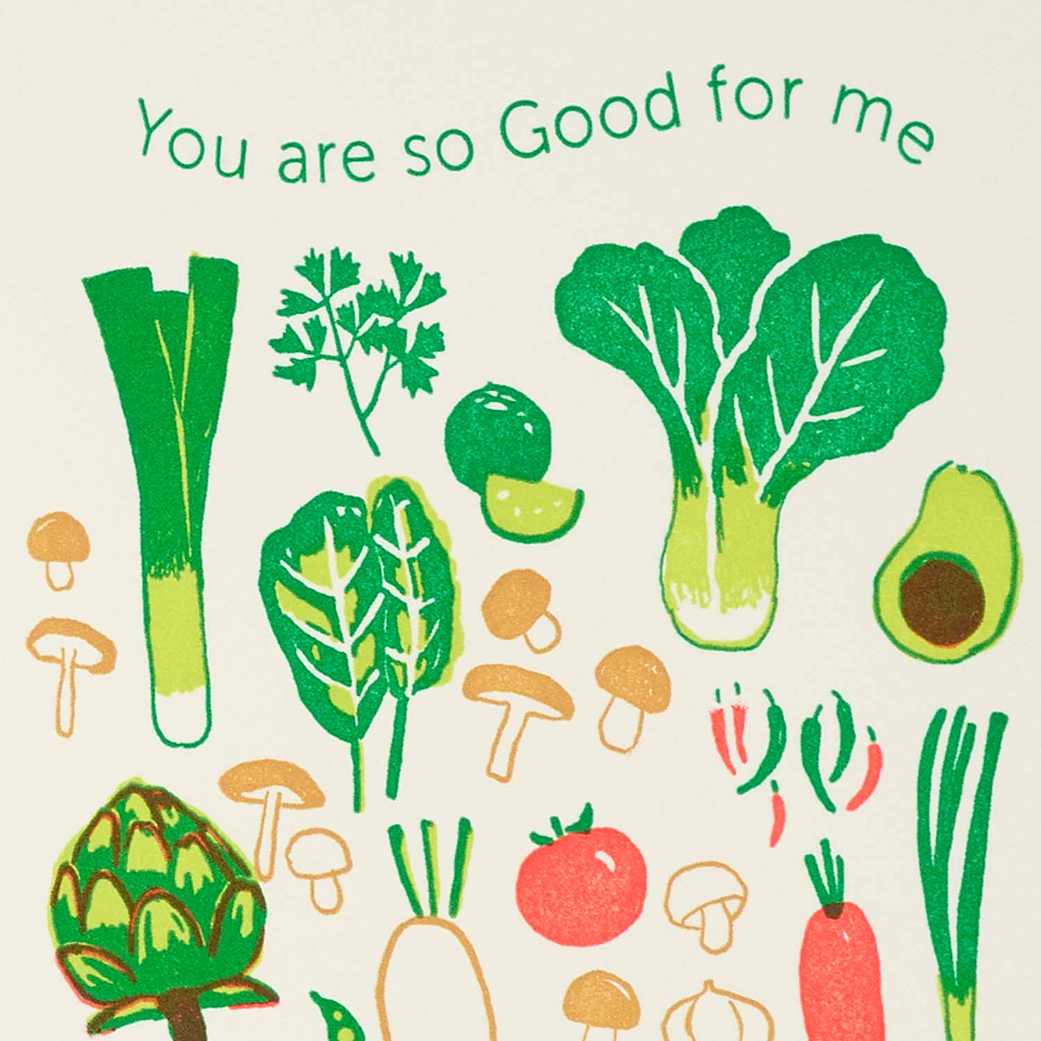 "You are so good for me" Greeting Card