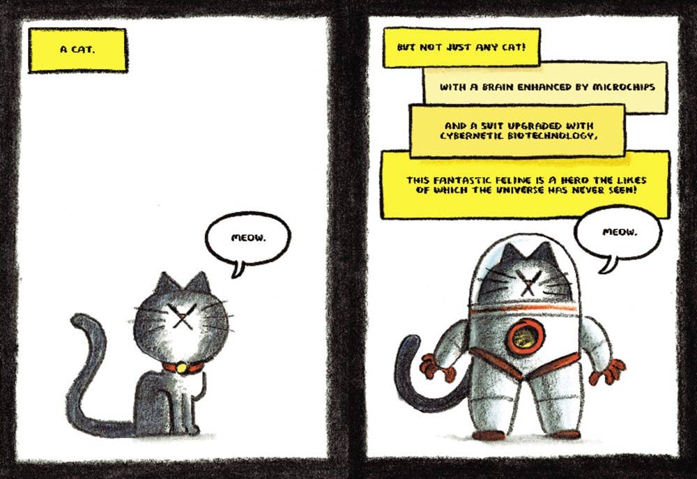 The First Cat in Space Ate Pizza, Book 1 | Graphic Novel