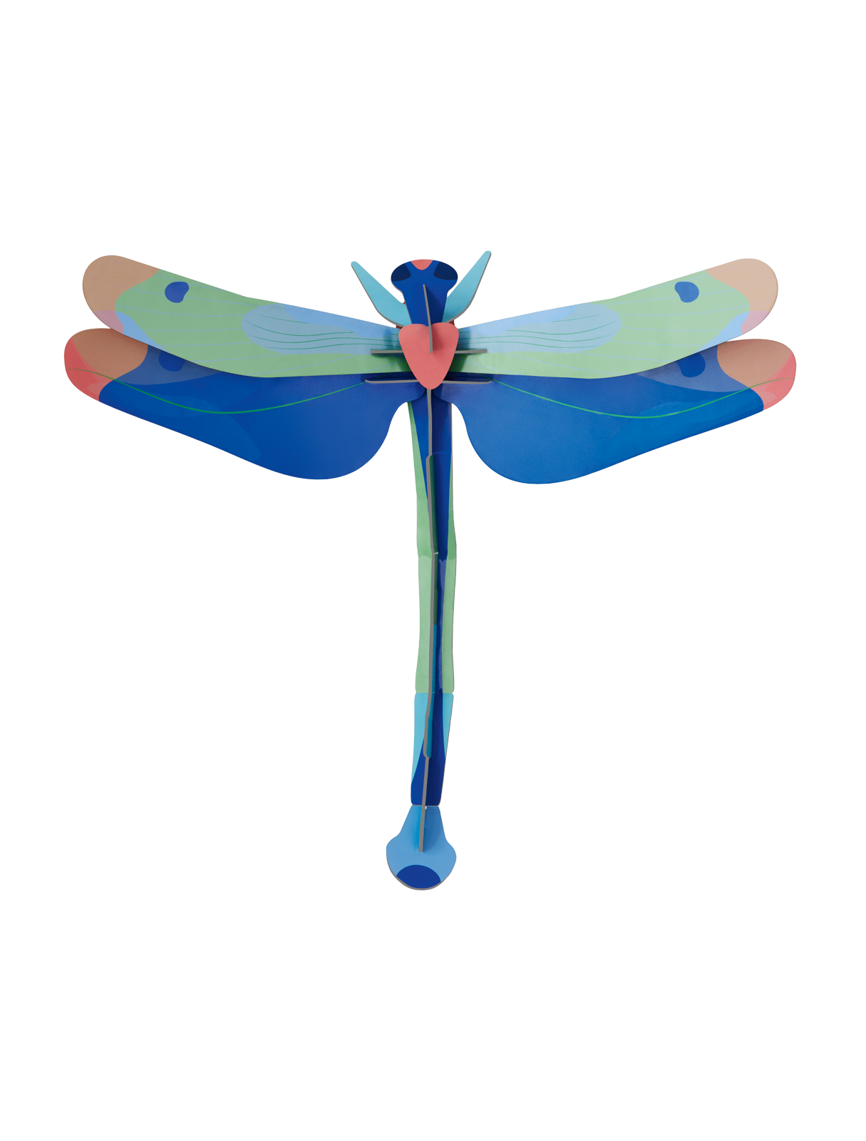 Blue Dragonfly 3D DIY Wall Art