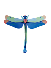 Blue Dragonfly 3D DIY Wall Art