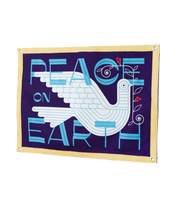 Peace On Earth Camp Flag