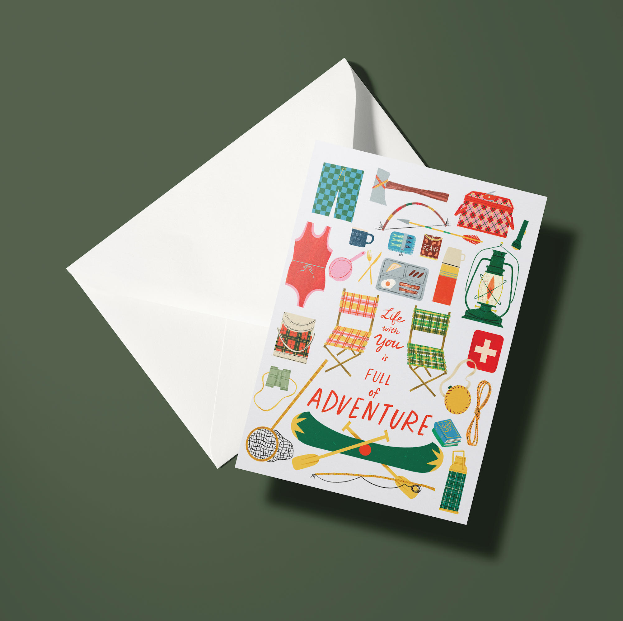 Life With You Is Full Of Adventure Greeting Card