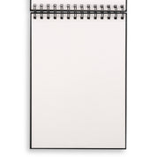 Medium Sketchbook Landscape 10x7"-Spiral Bound Hardcover (Black)