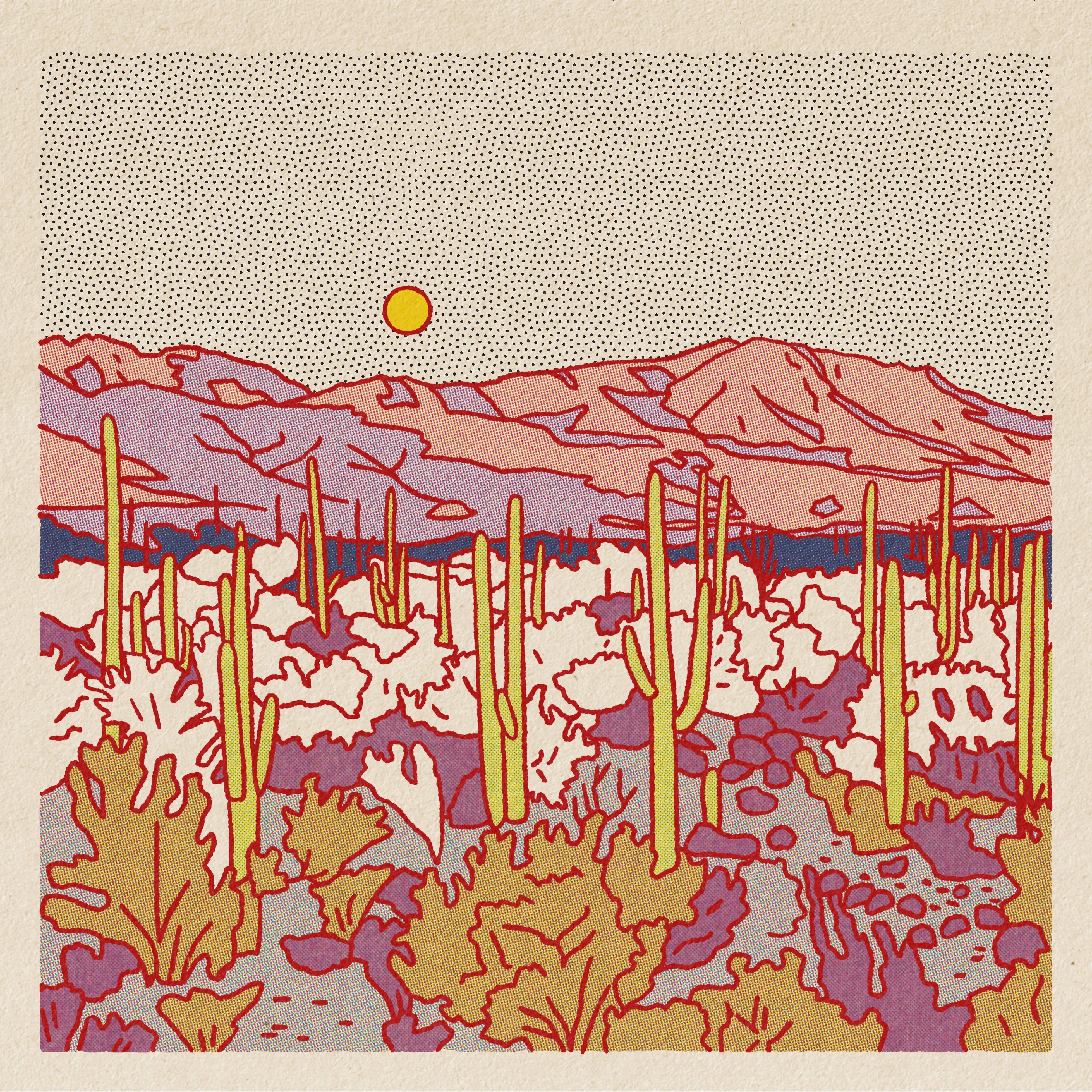 Desert Mountain # 5 by Caroline Clark