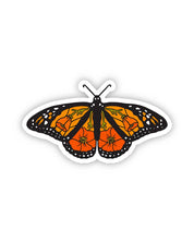 Monarch Butterfly California Poppy Sticker