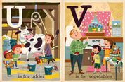 F is for Farm: Alphabet board book