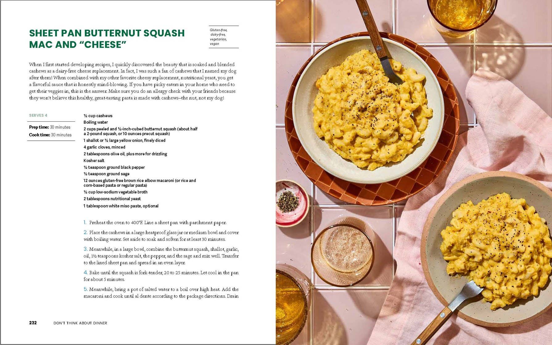 Don’t Think About Dinner | Cookbook