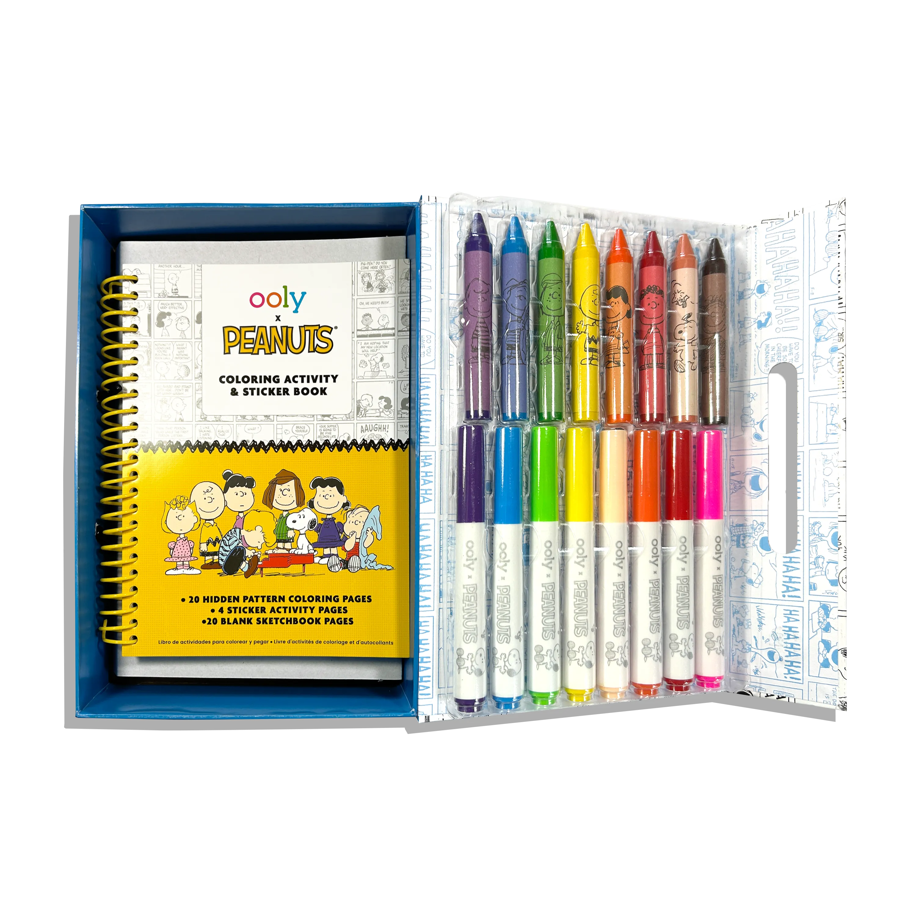 OOLY x Peanuts: Coloring Activity & Sticker Kit