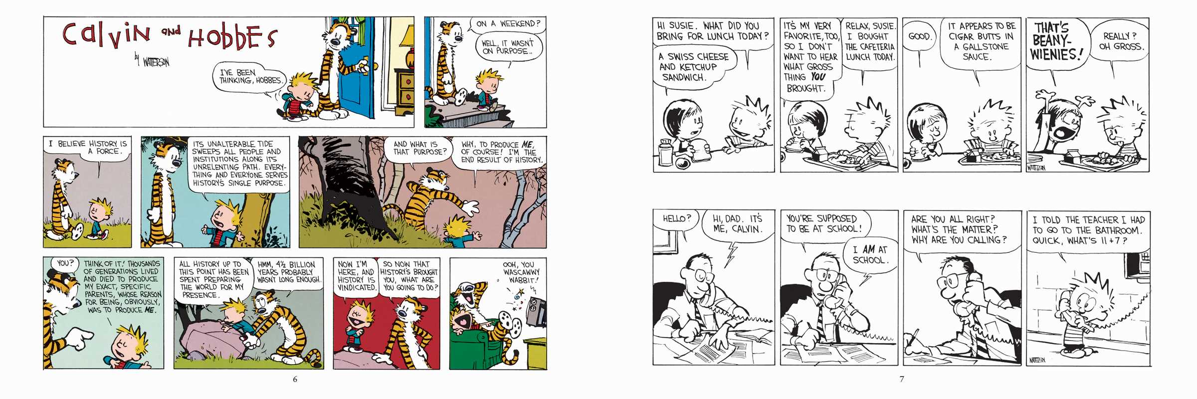 Calvin and Hobbes Portable Compendium Set 4 by Bill Watterson