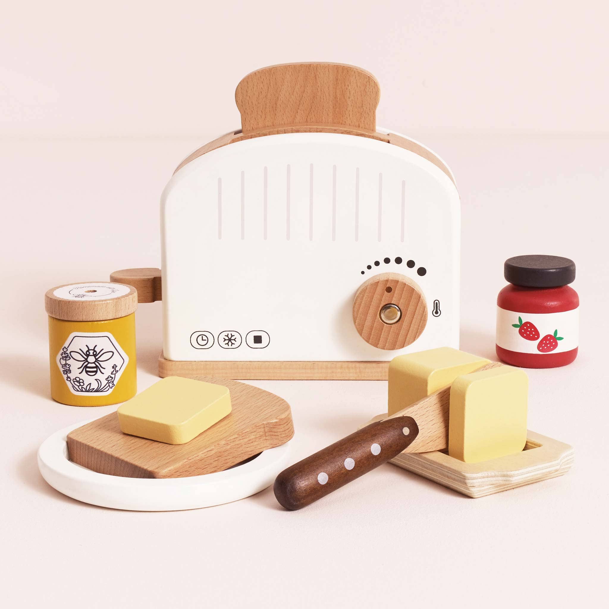Pop-up Toaster & Breakfast Set - Wooden Toy