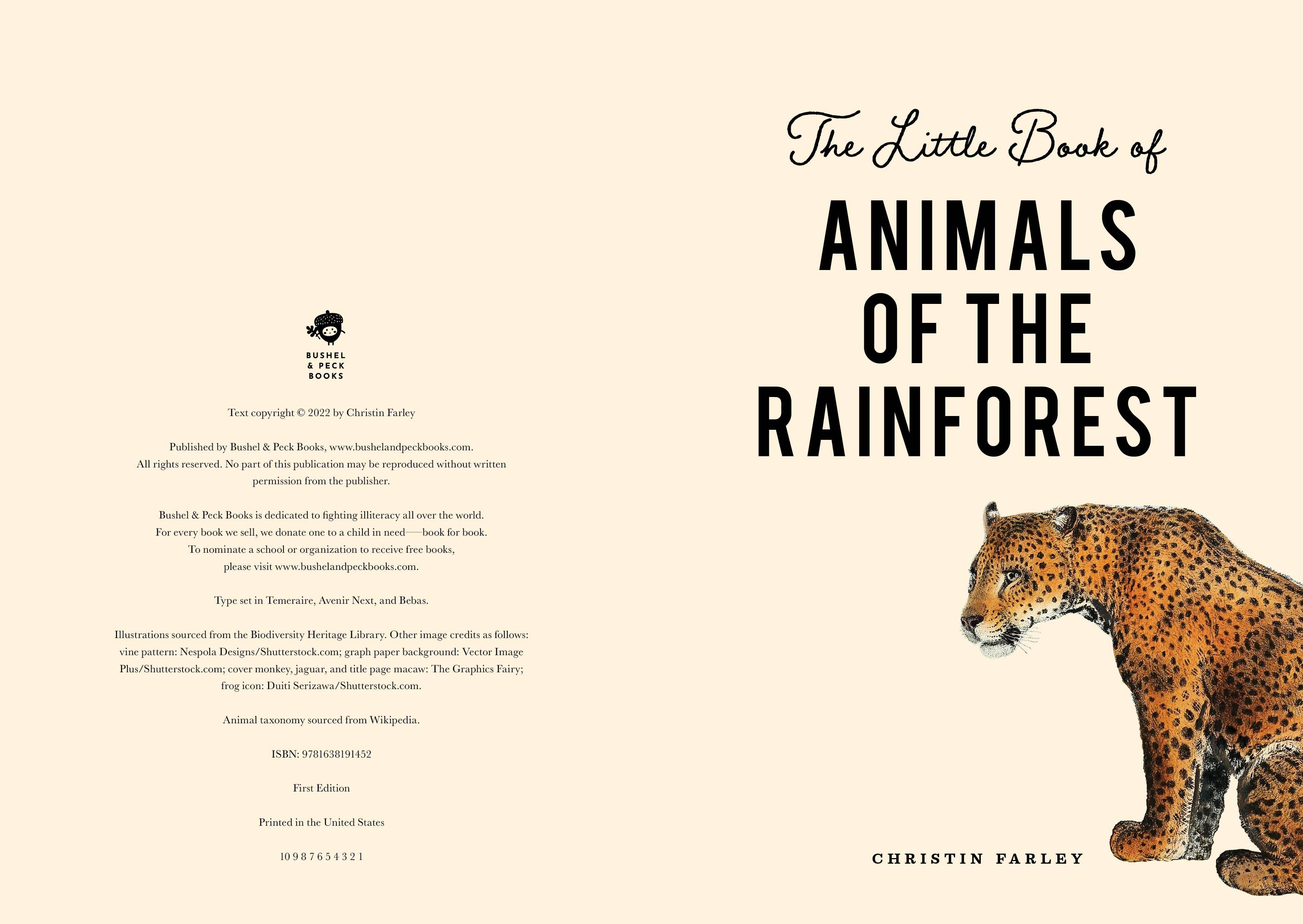 The Little Book of Animals of the Rainforest